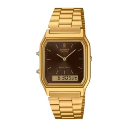 Casio Vintage AQ-230GA-5AMQY Gold Stainless Steel Unisex Watch